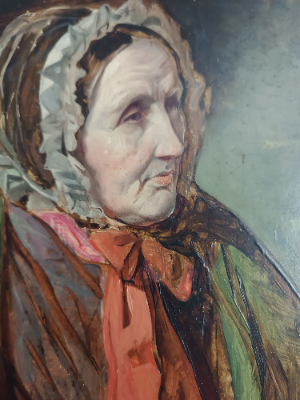 Discover stunning 19th-century vintage oil painting on our site. Explore a timeless mystery artist's work. Visit now, savor the warm, subdued colors & nostalgic style.