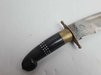 Discover the impressive Bowie knife from The Army Traders, India's licensed manufacturers since 1951. Explore its unique style and 44cm length. Shop now!