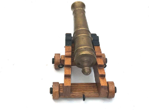 Desk top item, a superb working model of a ship of the lines main deck guns, oak gun carriage fantastic barrel would once been owned by wealthy individual, having length of 24cm heights 12cm width across being 12cm, ask for your delivery quote, reference BBS.   Tel: +44 7505 165 843 We accept online payments for all our items listed: Bank transfer cash on collection or if wishing over the phone using your debit or credit cards, also doing layby payments plan, or email giving your address details & contact number and we shall send you your items invoice to make payment with your card. Send your request to - john.strong2@gmail.com
