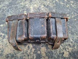 Black Pebble K98 Relic Ammunition Pouch