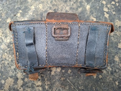 Black Pebble K98 Relic Ammunition Pouch