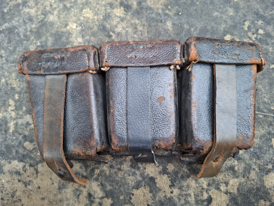 Black Pebble K98 Relic Ammunition Pouch