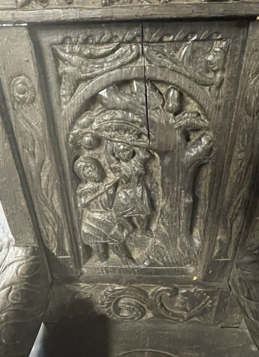 Bog Oak Throne Chair | Pre 17th Century