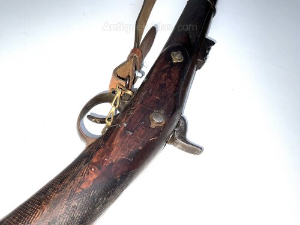 This is an iconic 3-band Musket by Enfield. Dated 1870 with Tower stamp. These were widely used in conflicts such as the American Civil War and the Indian Rebellion of 1857, and were an important part of the evolution of firearms technology during the 19th century.
This rifle has a 38 inch barrel and would have fired a .577 caliber Minié ball, which was a conical-shaped bullet that expanded upon firing to fit the rifling grooves in the barrel. This was used to increase accuracy and range.
This Enfield 3-Band Musket depicts excellent historical significance and craftsmanship.
Condition
This 3-band rifle is in excellent condition with some minor surface knocks and scratches. It can still be cocked and dry-fired. Please see pictures for more detail.Offering free UK delivery reference DBSD5