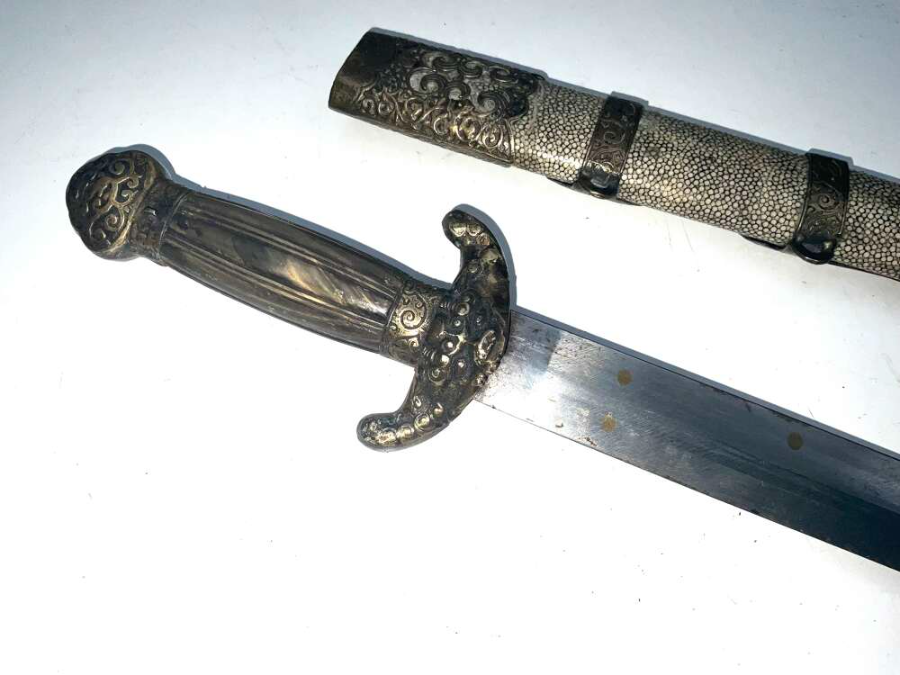 Chinese Jian Sword & Scabbard