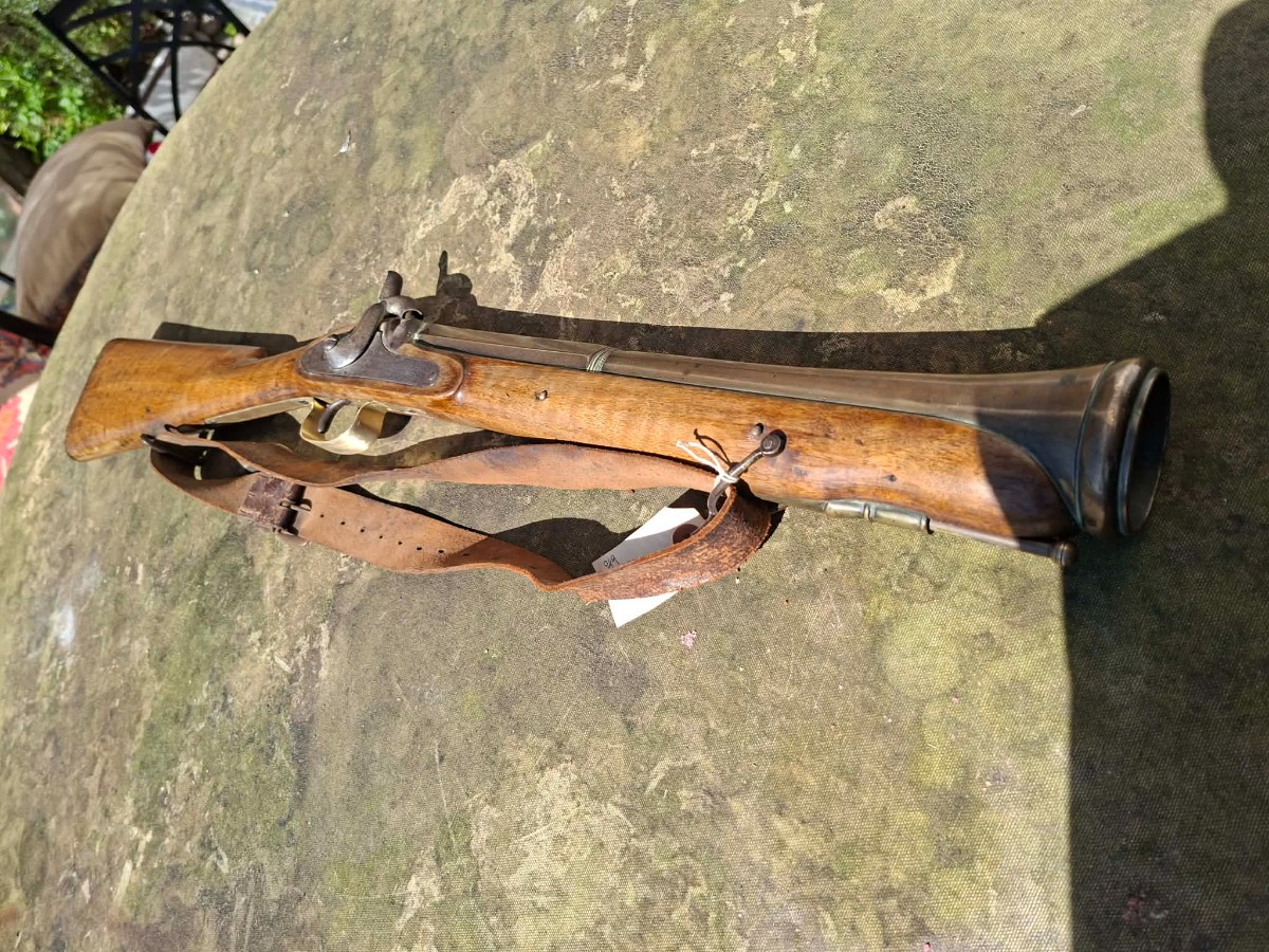 Catalan Brass Barrelled Blunderbuss, Percussion