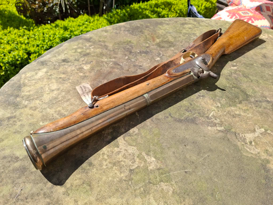 Catalan Brass Barrelled Blunderbuss, Percussion