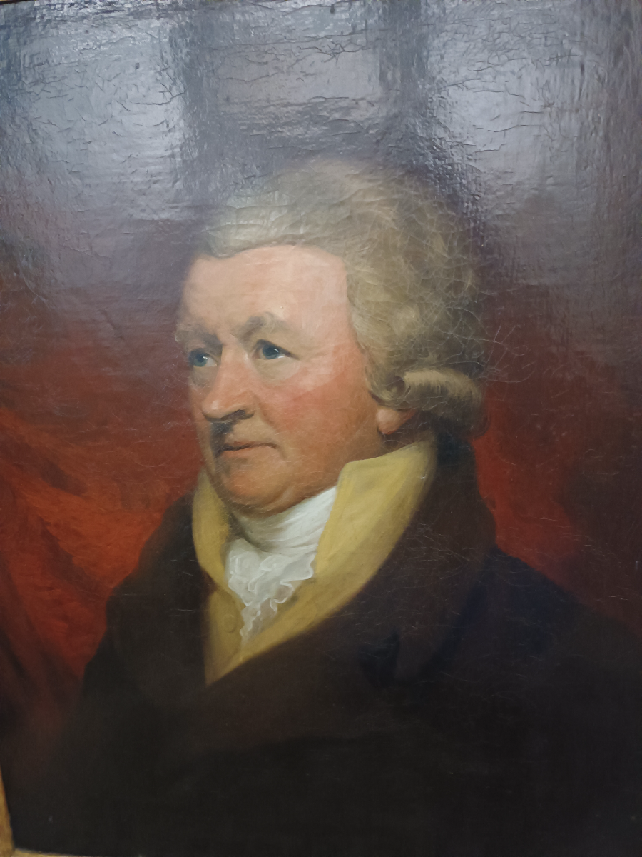 Circle Of  John Hoppner, Oil On Canvas Painting,18th C