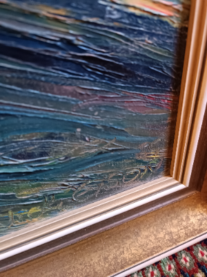 Contemporary Art Interior Scene, Still Life By Nicki Elson