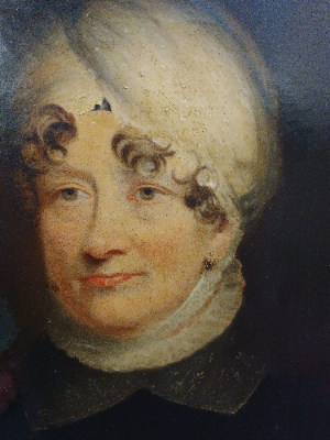 A Copy Of Portrait By Beechey, Oil Painting Of Mrs Alice Crole
