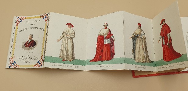 Discover the unique Costumi Della Corte Pontificia 1846, a historical anthology of papal attire. Explore 30 vivid, colored plates of Pope Pius IX's court dress. Order your copy now!