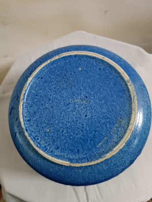 Explore our range of exquisite Ruskin Pottery in crystalline blue. Adorn your collection with this early 20th-century masterpiece. Buy now and own a valuable piece of history.