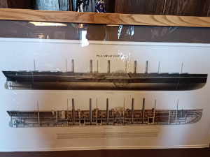 Cut Away Diagram Of Great Eastern Print Picture Frame