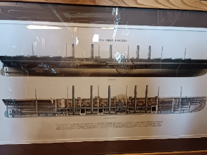 Cut Away Diagram Of Great Eastern Print Picture Frame