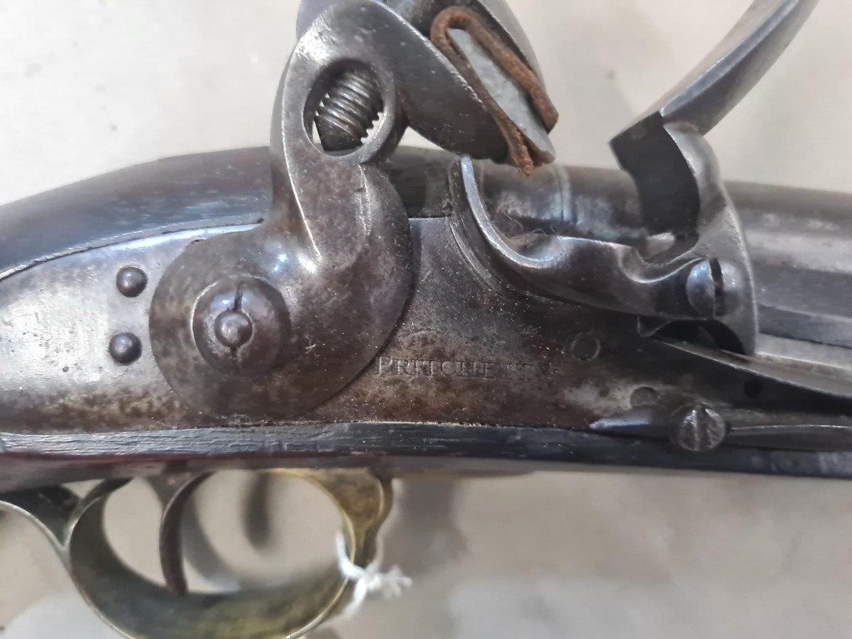 Explore our range of Pritchetts Flintlocks, antique firearms with a 36-inch barrel, London proof marks, and more. Engage with history, no license required. Buy now!