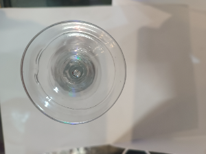 Explore our collection of 18th c Balastoid soda glasses. This classic product features a tear on lower stem, soda metal bucket bowl and more. Perfect for your collection!