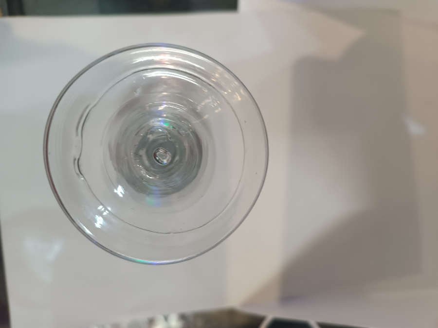 Explore our collection of 18th c Balastoid soda glasses. This classic product features a tear on lower stem, soda metal bucket bowl and more. Perfect for your collection!