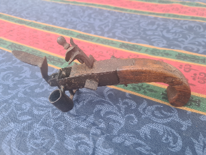 Discover our collection of unique early 19th century Flintlock tinder lighters. Quality craftsmanship, with assured action and spring. Shop now for exceptional antiques!