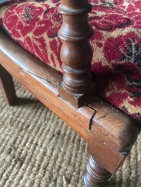 Early 19th C. Regency Georgian Period Antique Children's Toddlers Arm Chair VGC