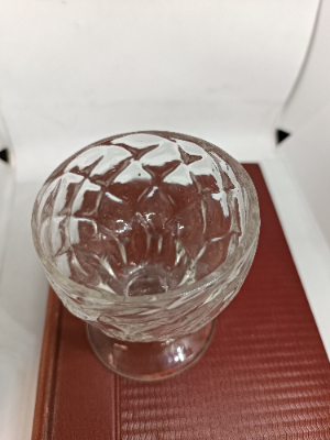 Early 19th C Honeycomb Bonnet Glass