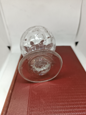 Early 19th C Honeycomb Bonnet Glass