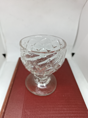 Early 19th C Honeycomb Bonnet Glass