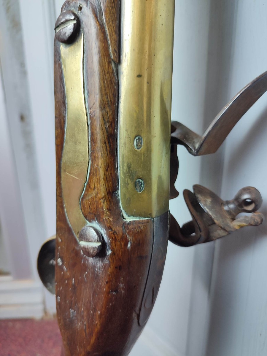 Early 19th Century Brass Barrelled Blunderbuss By Blake.