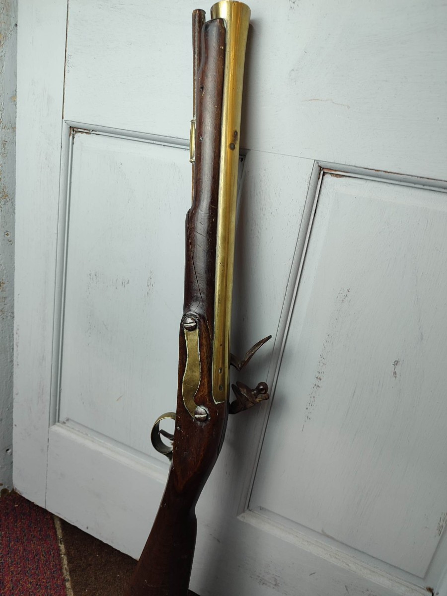 Early 19th Century Brass Barrelled Blunderbuss By Blake.