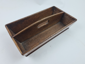 Explore our collection of late 18th to early 19th century oak knife trays. In excellent condition, measuring 35cm x 19.5cm x 8cm. Shop now for antique cutlery storage!