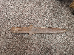 Early 20th C Bowie Type, Hunting Knife