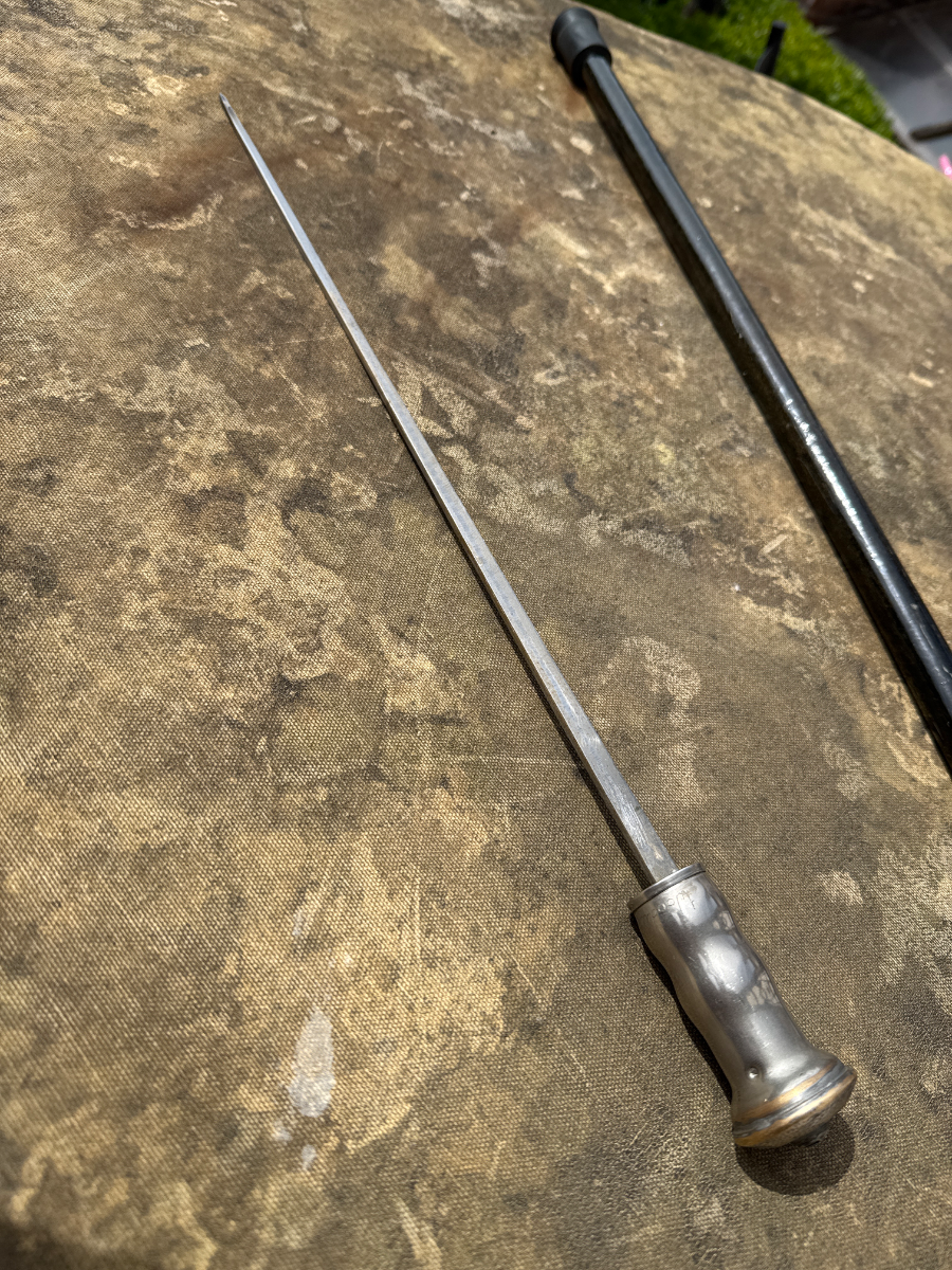 Early 20th Century Silver Plated Sword Stick