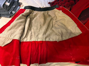 A lovely and rare example of a post-1901 North Staffordshire Regimental Sergeant Majors tunic. It is believed that the ribbons were added later. No name is available.