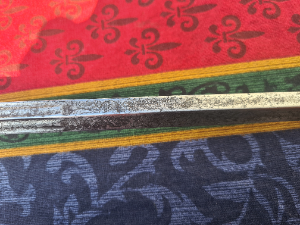 Discover our 1640-50 English Civil War Rapier, intricately designed with a double pierced shell guard. In excellent shape & rewired. Shop now!