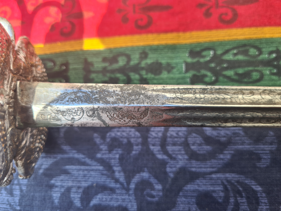 Discover our 1640-50 English Civil War Rapier, intricately designed with a double pierced shell guard. In excellent shape & rewired. Shop now!