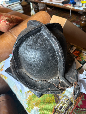 Extremely Rare Mid / Late 17th Century English Fire Helmet