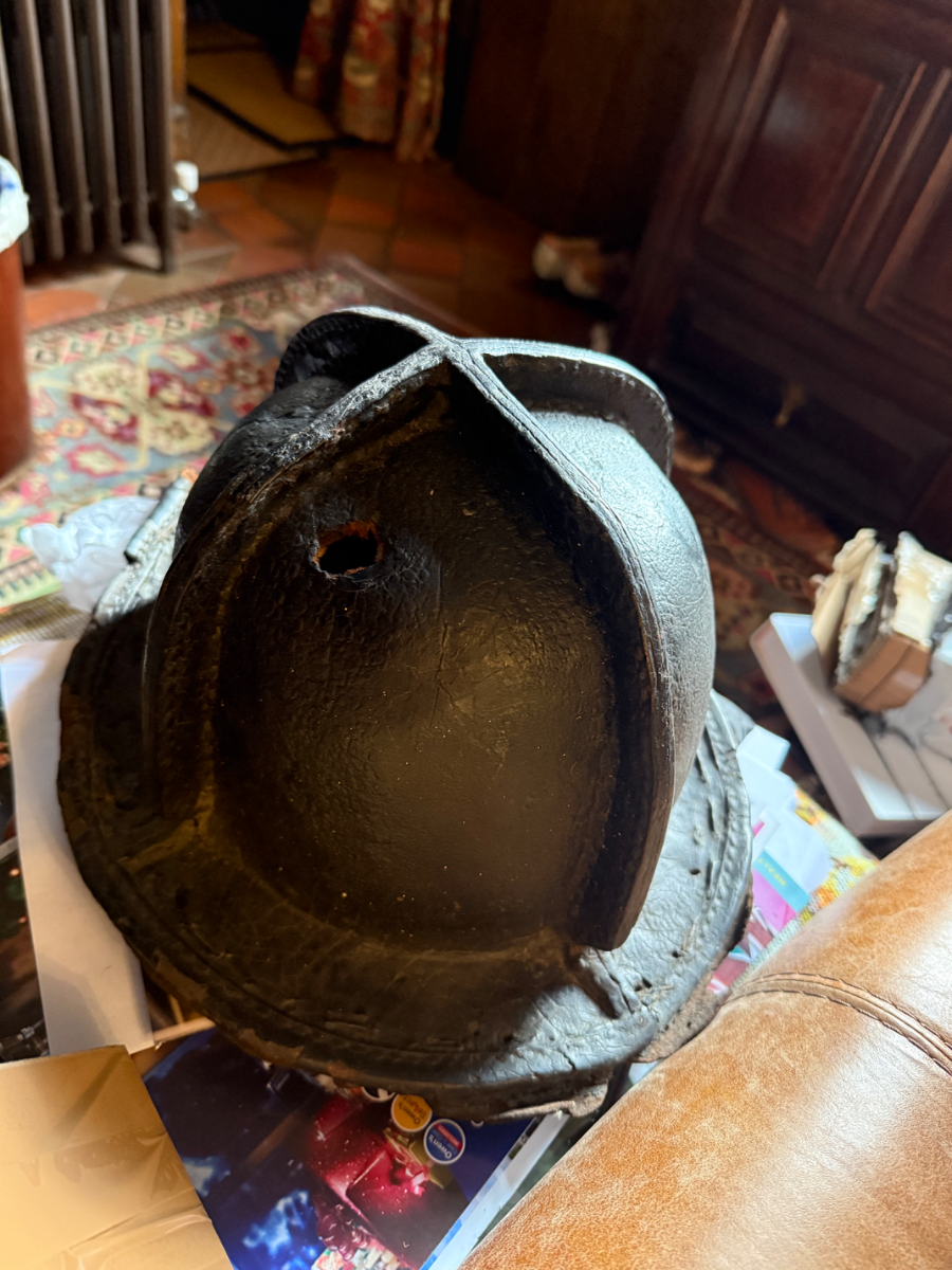 Extremely Rare Mid / Late 17th Century English Fire Helmet