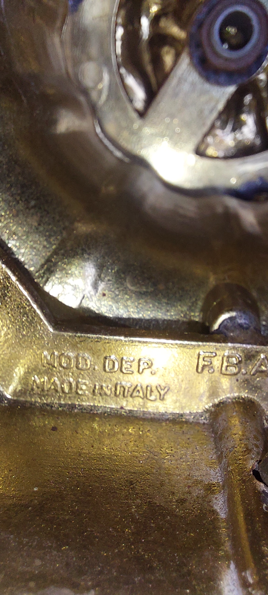 Antique Candelabras, Gold In Colour - Italian Made (F.B.A.I)