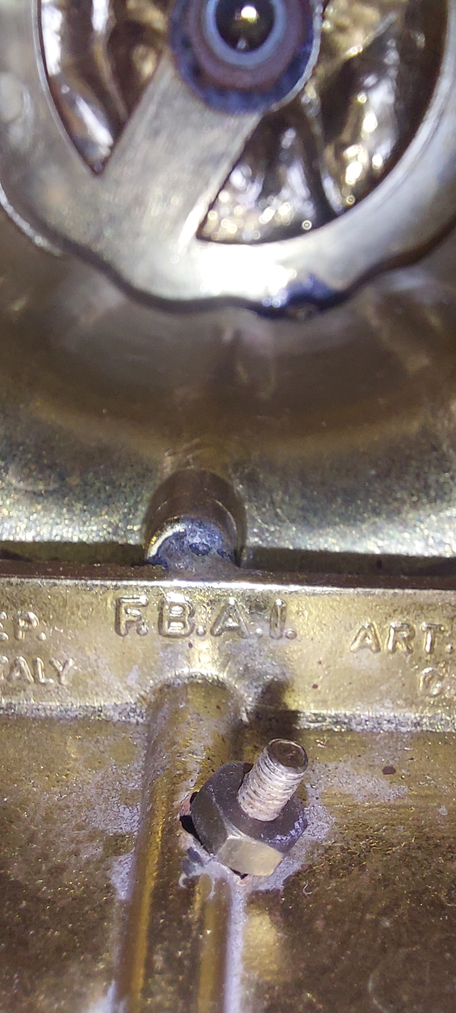 Antique Candelabras, Gold In Colour - Italian Made (F.B.A.I)