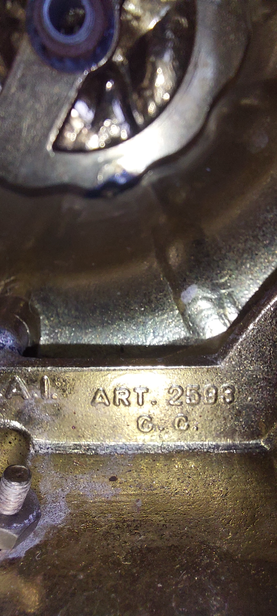 Antique Candelabras, Gold In Colour - Italian Made (F.B.A.I)