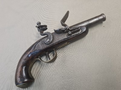 Flintlock Cannon Barrelled Pistol By Williams, London