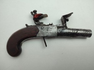 Flintlock Muff Pistol by John Richards of London