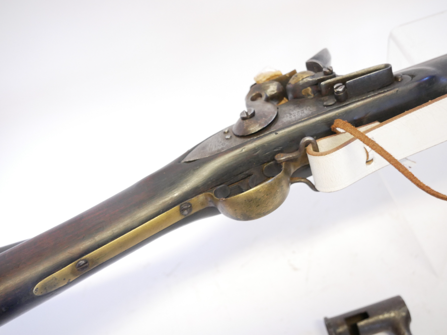 Flintlock Volunteer Brown Bess Musket By Sargant And Son With Bayonet
