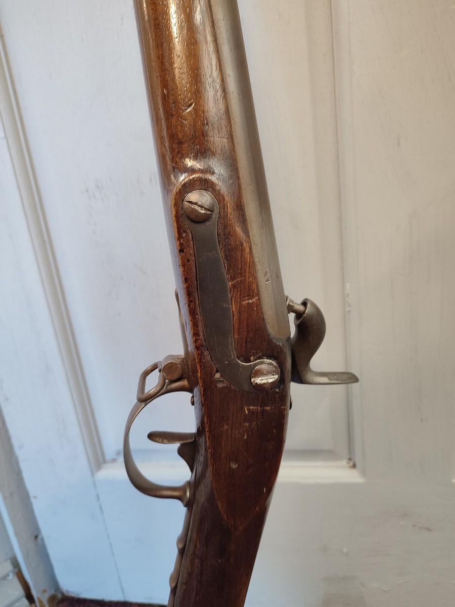 Discover our authentic Model 1822T Infantry Musket - a piece of antique French military history, converted from flintlocks. Order now for a unique collector's item.