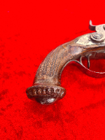 French Percussion Pistol, Maker Unknown