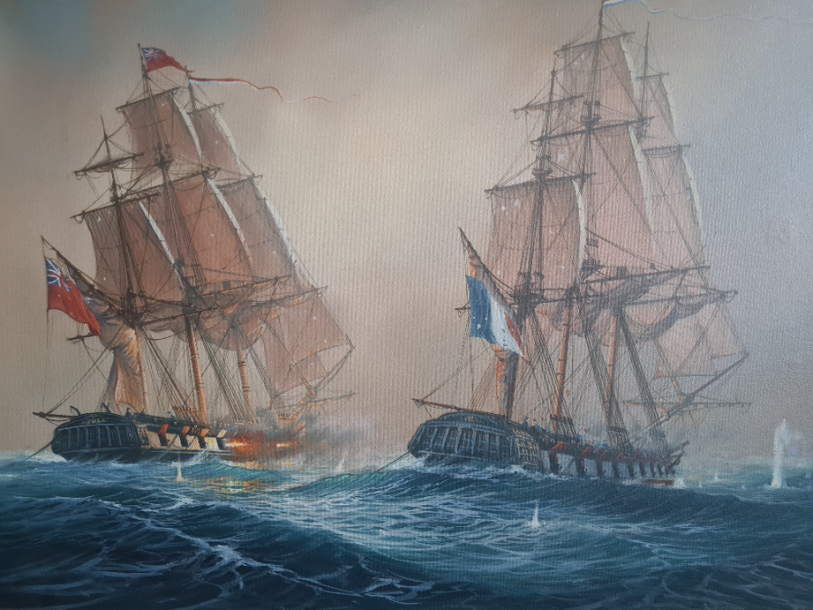 uploads/Frigate-Action-Scene--French-Frigate-Cléopâtre-Against-HMS-Nymphe-By-Donald-MacLeod-Oil-On-Canvas-216761883e9bc98aws.jpg