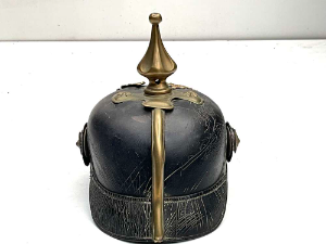 Helmet has a date of 1903 worn during the early years of the 1914-18 Great War. Showing much wear to liner, helmets a fantastic piece of history a must for the collection heights 33 cm widths 20 cm depths 25 cm, reference BBS   Tel: +44 7505 165 843 We accept online payments for all our items listed: Bank transfer cash on collection  or if wishing over the phone using your debit or credit cards, also doing layby payments plan, or email giving your address details & contact number and we shall send you your items invoice to make payment with your card. Send your request to - john.strong2@gmail.com