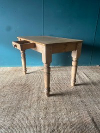 Genuine Antique Victorian Solid Pine Kitchen Dining Prep Table Seats 4 People GC