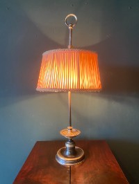 Genuine Bronze Antique Bouillotte Table Lamp REWIRED In VGood Original Condition