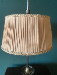 Genuine Bronze Antique Bouillotte Table Lamp REWIRED In VGood Original Condition