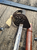 Discover our 1897 pattern officer's dress sword, complete with scabbard. This unique piece is by F.W Flight, Winchester. Shop now for antique weaponry.